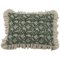 Bari Seaweed with Ruffle Pillow