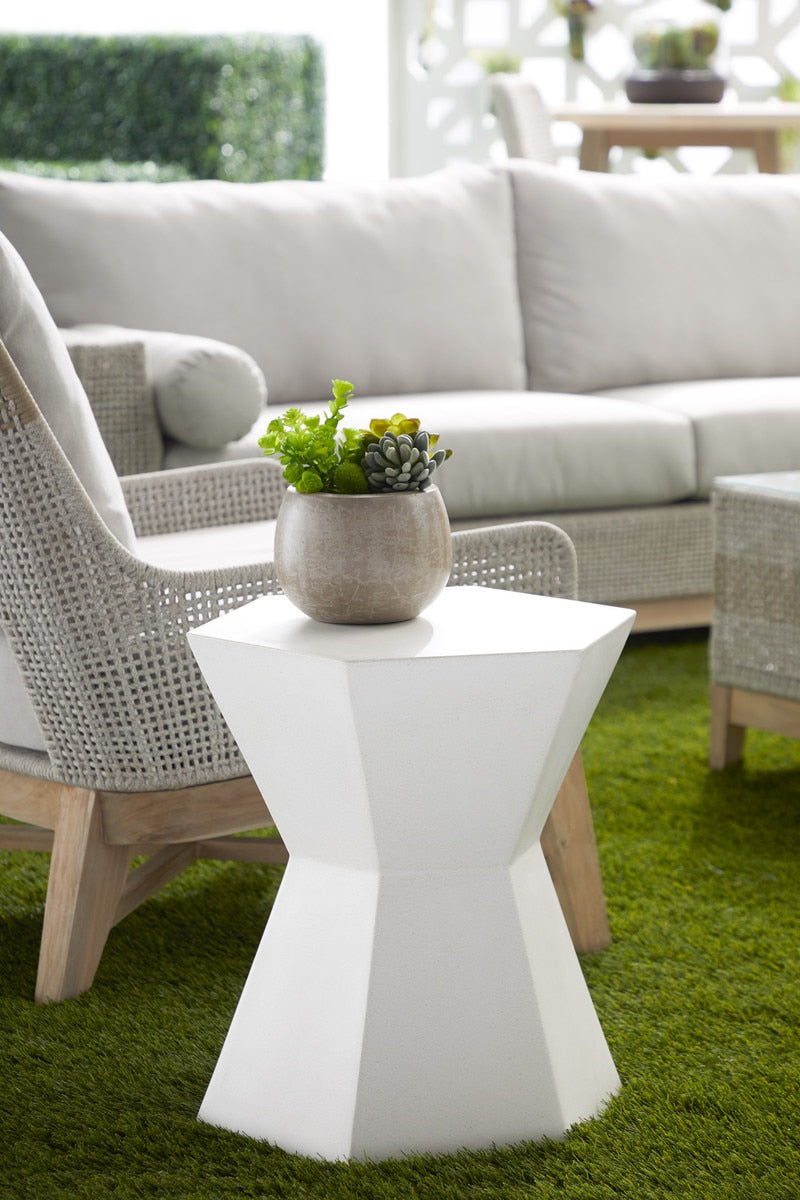 Bento Accent Table | Ivory