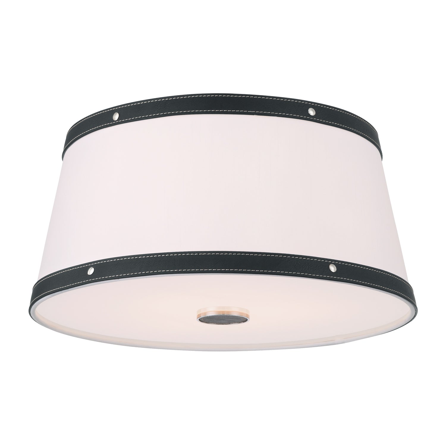 Libby Langdon Callahan 17'' Polished Nickel Flush Mount