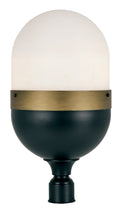 Brian Patrick Flynn Capsule 12.25'' Matte Black + Textured Gold Outdoor Post