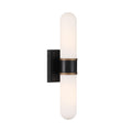 Brian Patrick Flynn Capsule 18.5'' LED Matte Black + Textured Gold Sconce