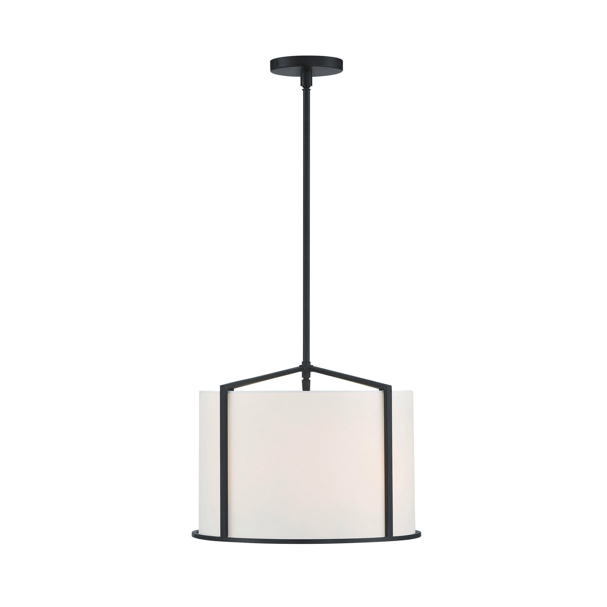 Carlyn 16'' Black Chandelier