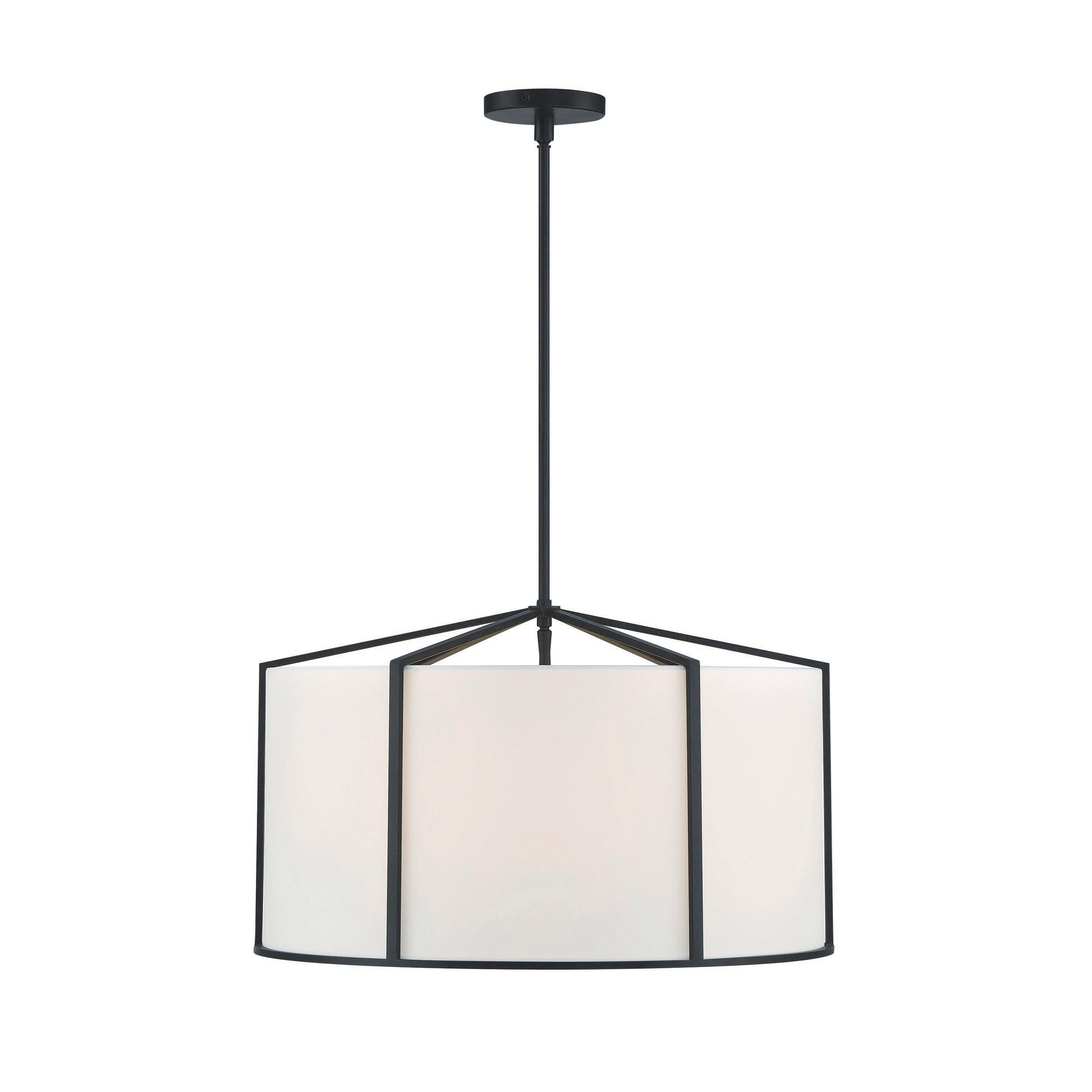 Carlyn 24'' Black Chandelier