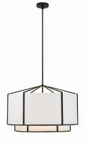 Carlyn 28'' Black Chandelier
