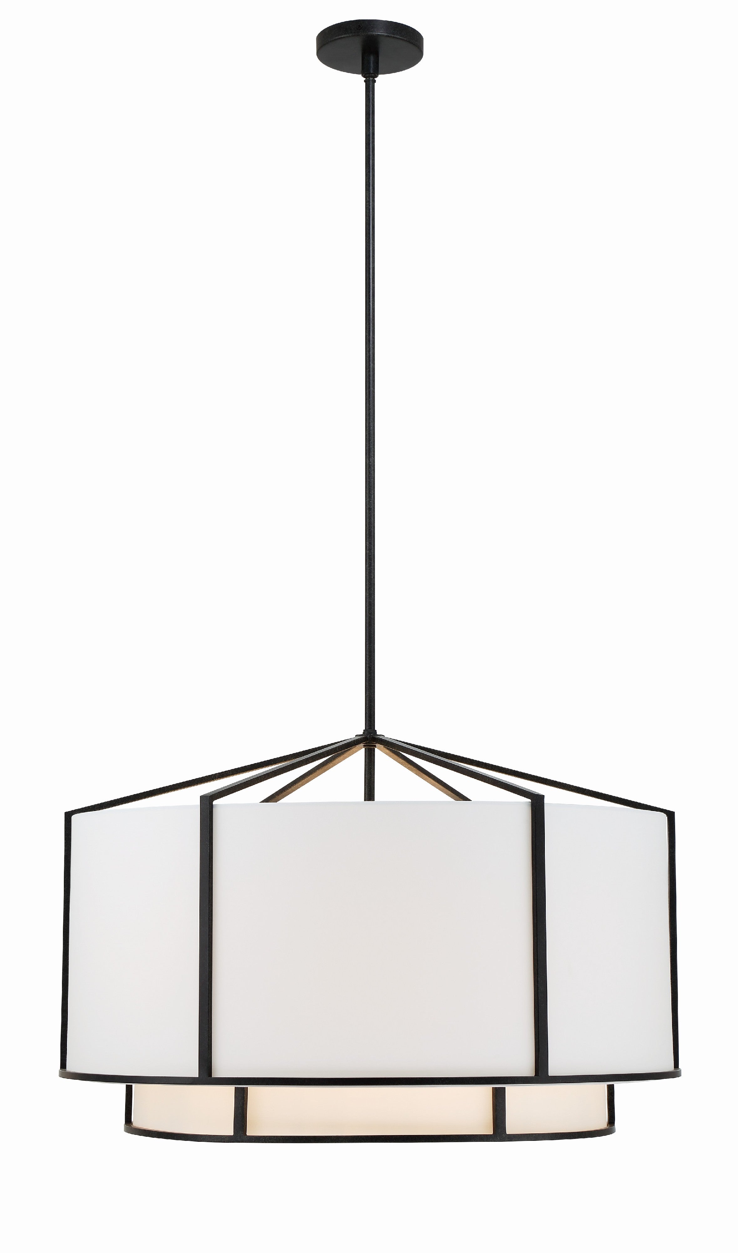 Carlyn 28'' Black Chandelier