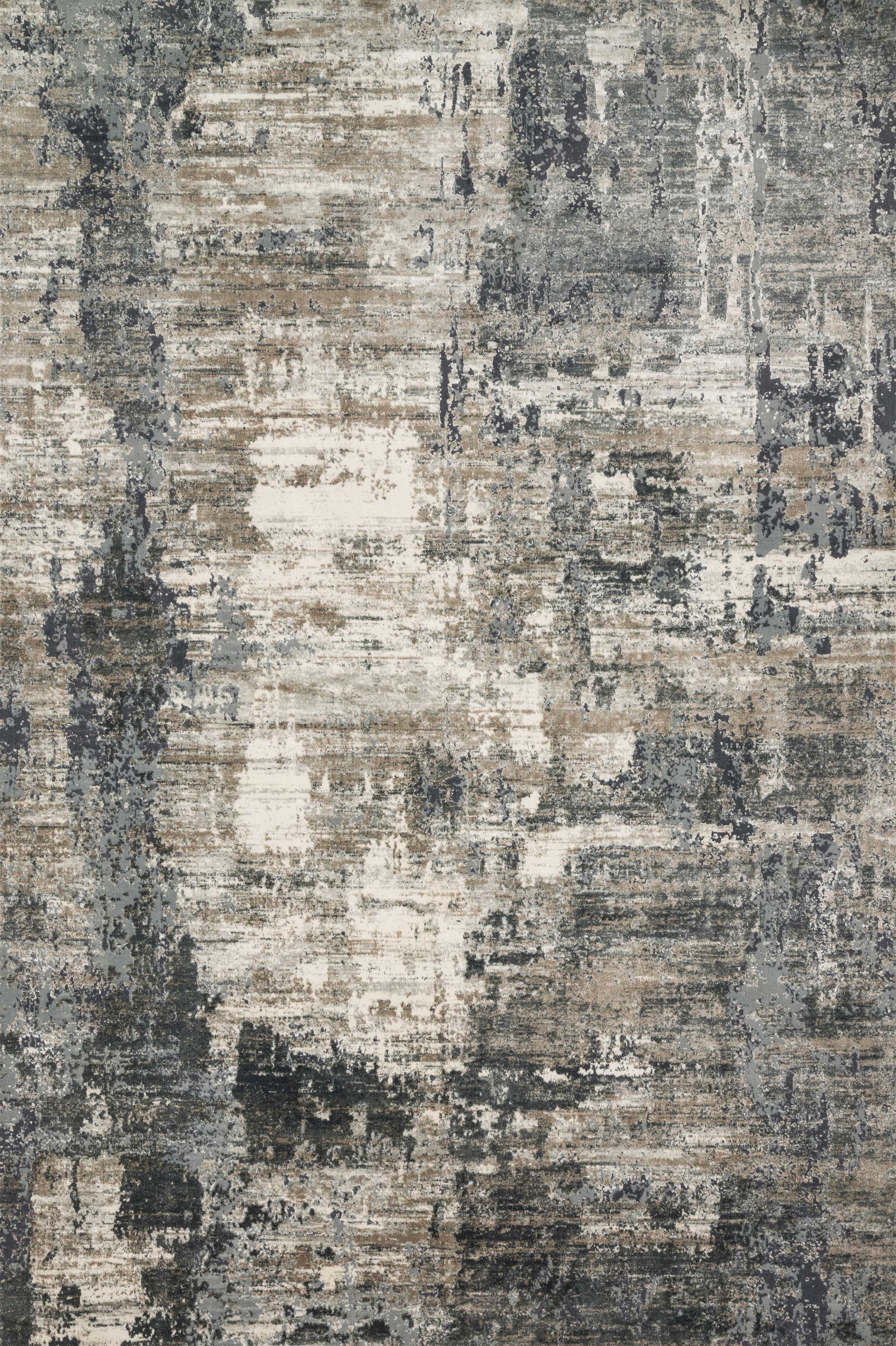 Loloi | Cascade Collection | Ivory / Charcoal | CAS-03