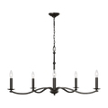 Wellen Large Chandelier Aged Iron