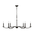 Wellen Extra Large Chandelier Aged Iron