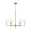 Ridgewood Large Chandelier Burnished Brass