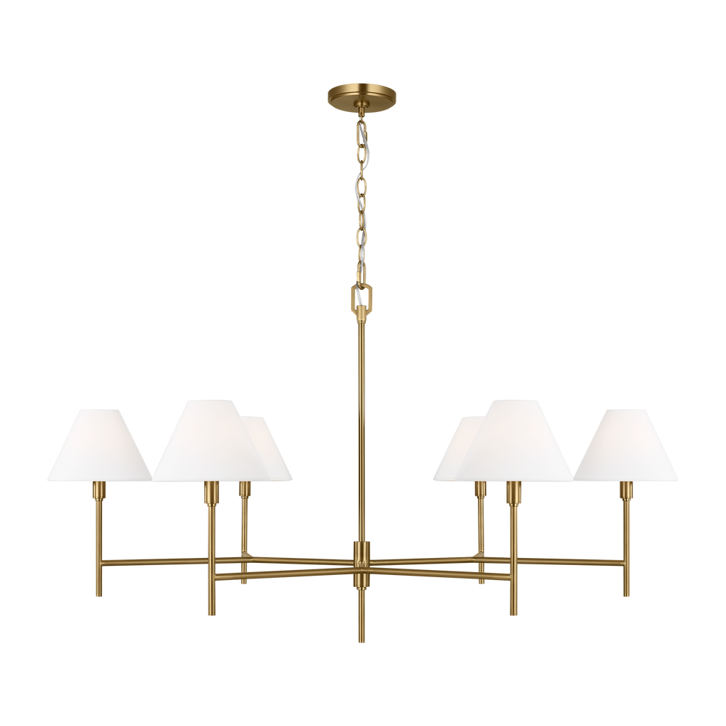 Ridgewood Extra Large Chandelier Burnished Brass
