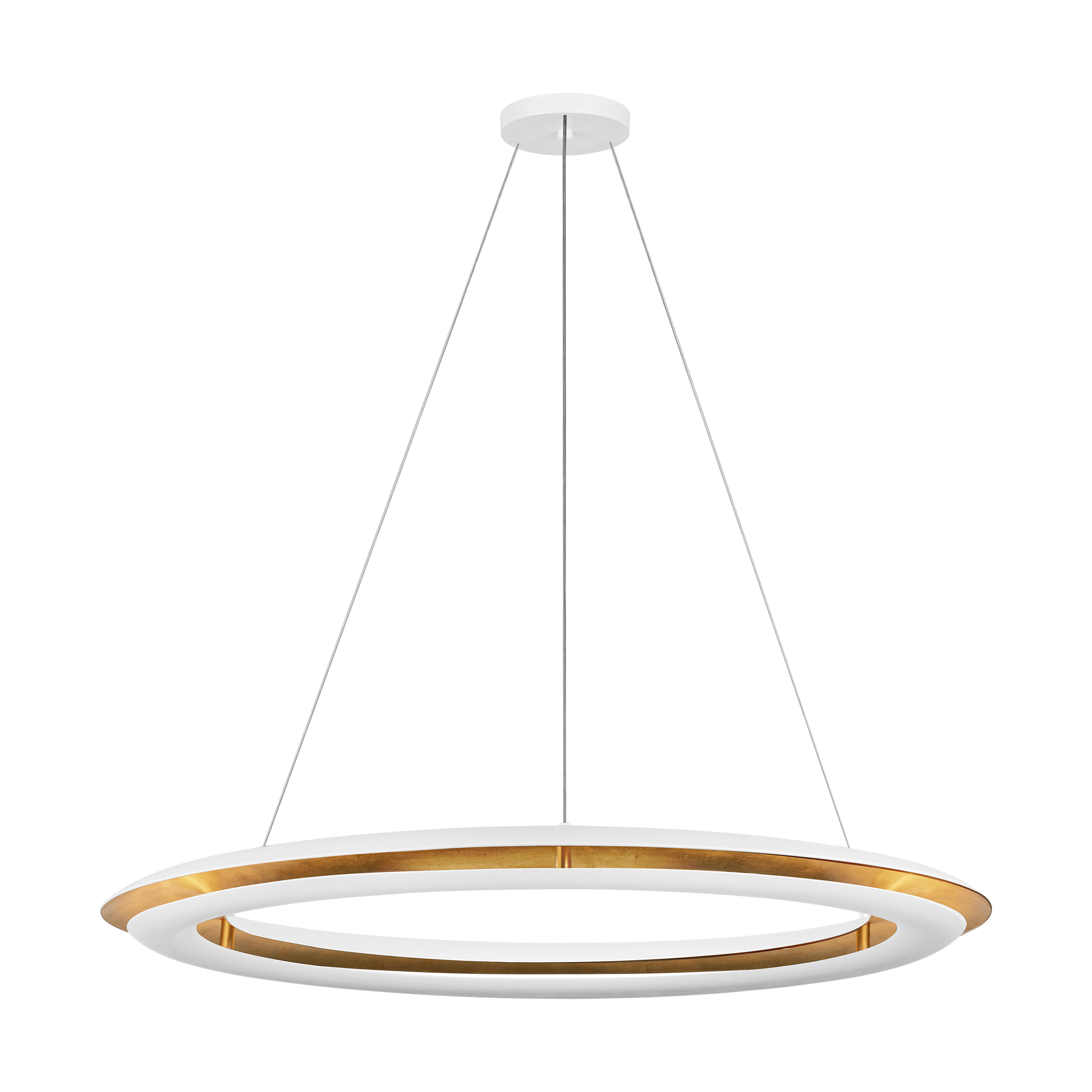 Cielo Large Chandelier Matte White Bulbs Inc