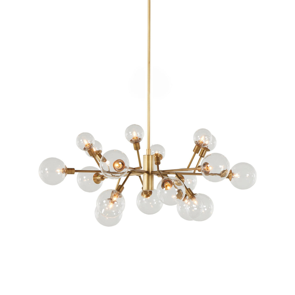 Pellman Chandelier - Matte Brass