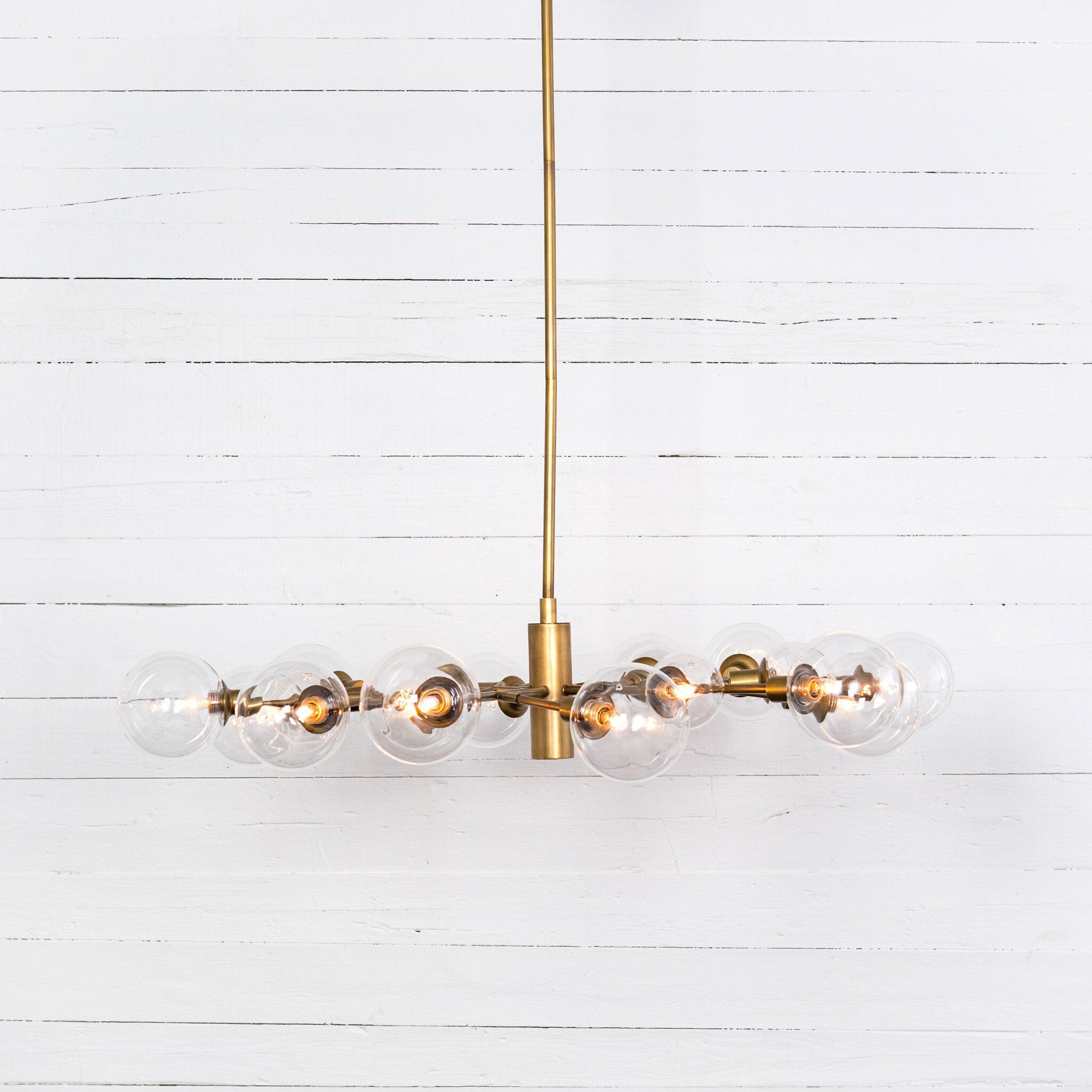 Pellman Chandelier - Matte Brass