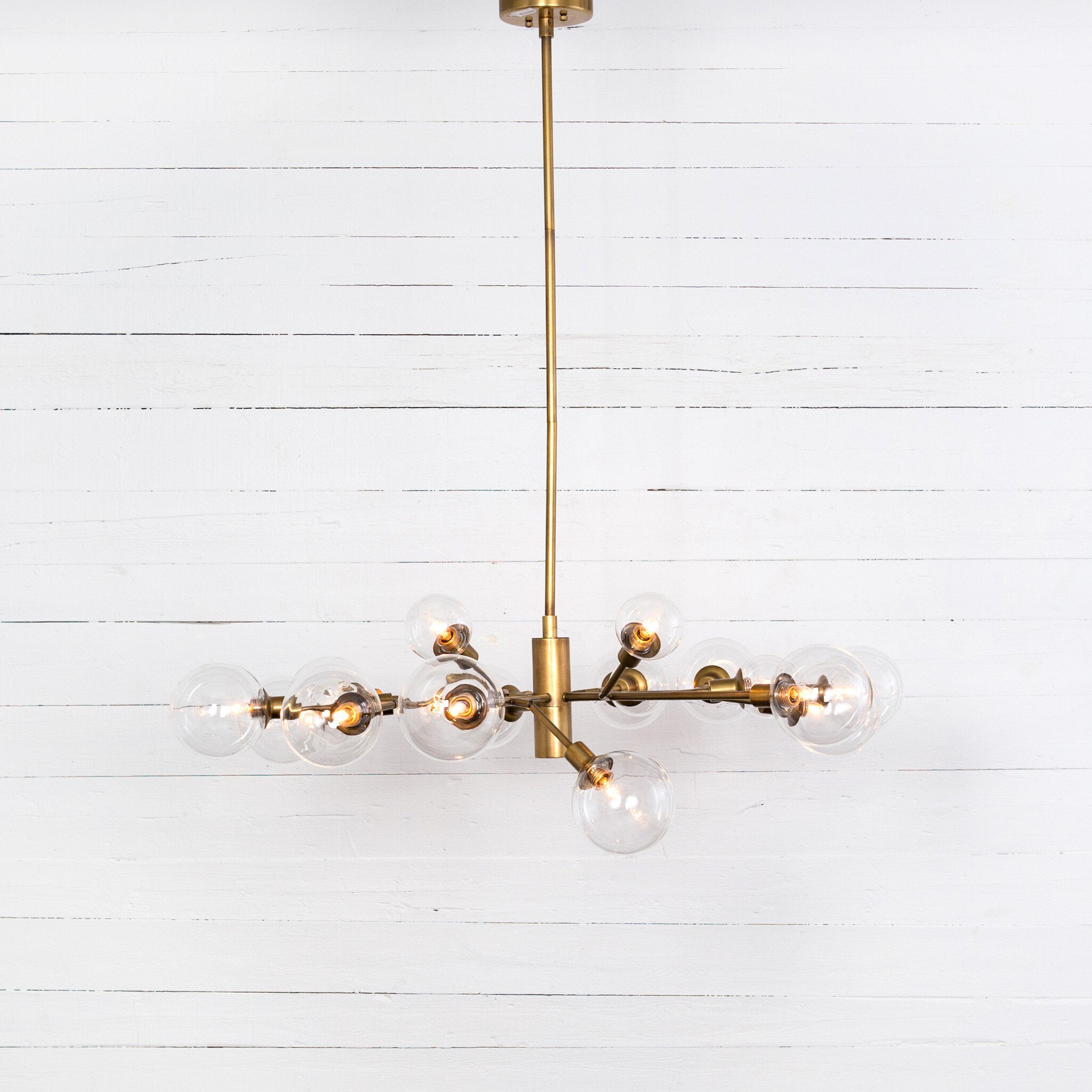Pellman Chandelier - Matte Brass