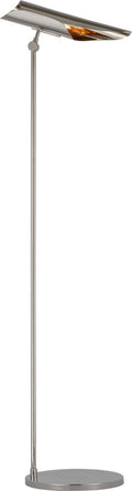 Flore Floor Lamp | Polished Nickel