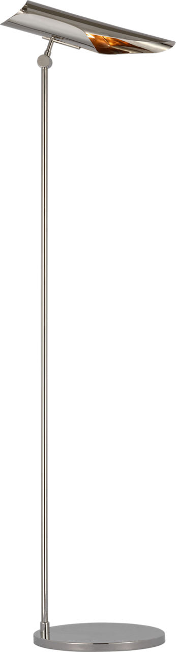 Flore Floor Lamp | Polished Nickel