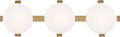 Marisol 28" Bath Bar | Soft Brass | White Glass