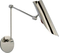 Flore Double Library Wall Light | Polished Nickel