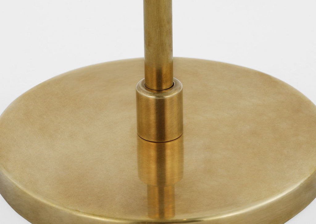 Flore Desk Lamp | Soft Brass and Riviera Blue