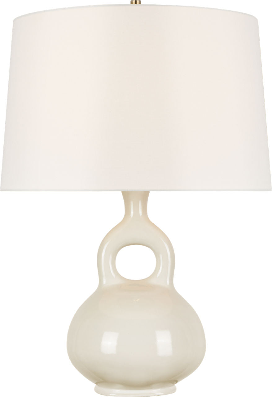Lamu Large Table Lamp | Ivory | Linen Shade