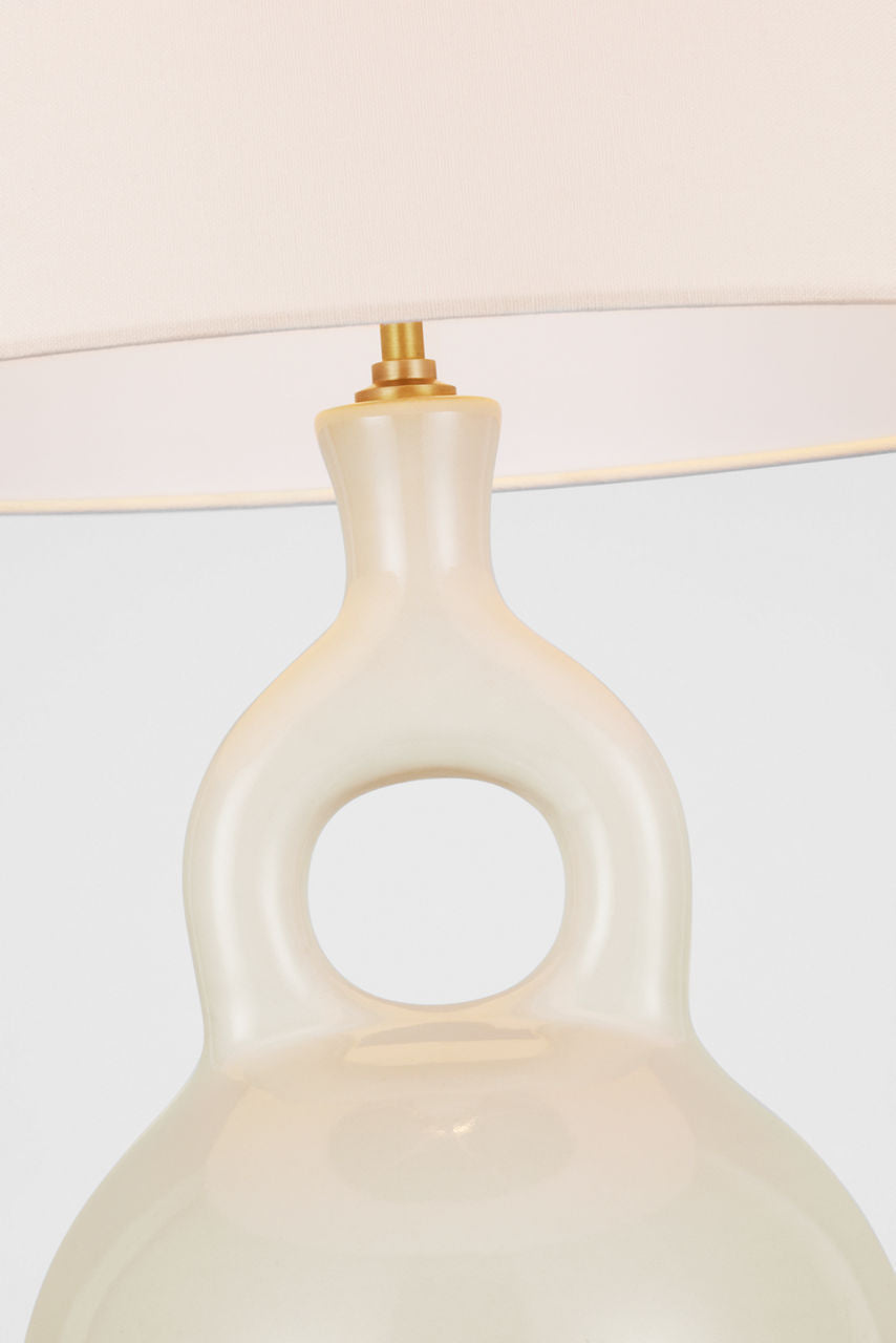 Lamu Large Table Lamp | Ivory | Linen Shade