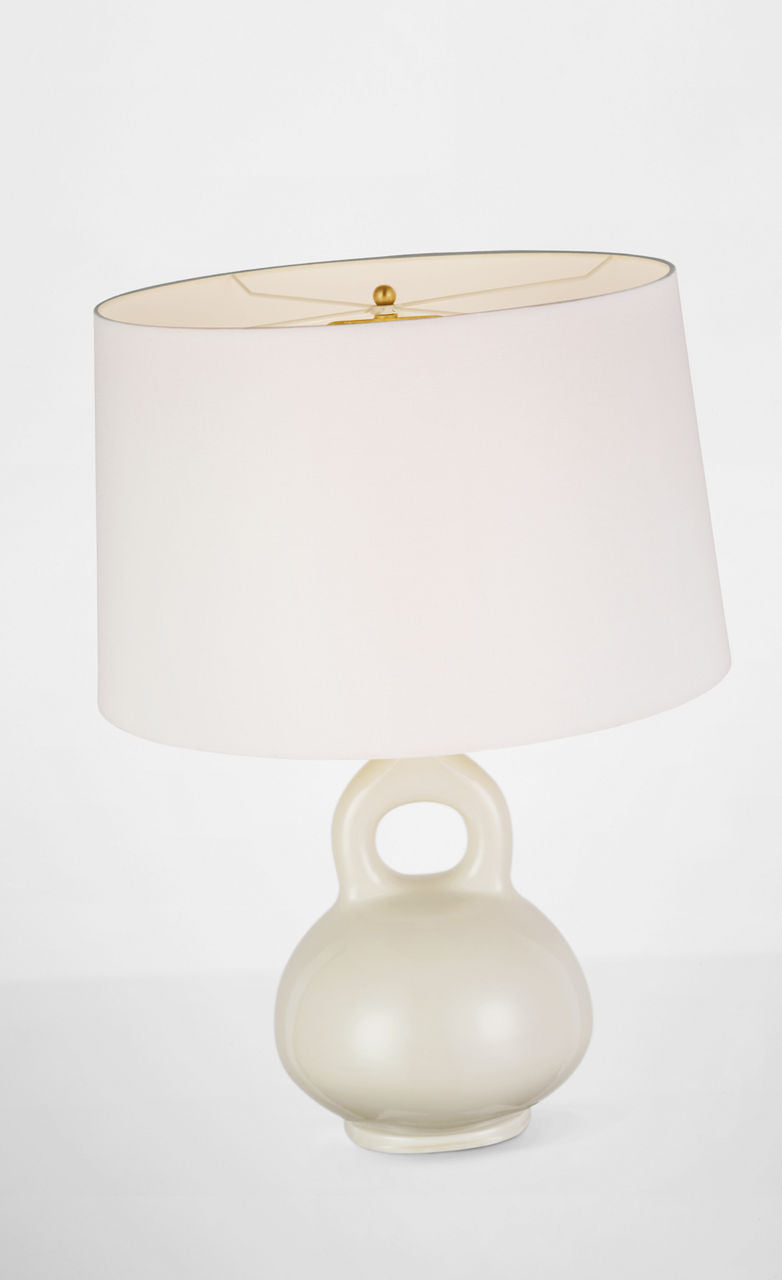 Lamu Large Table Lamp | Ivory | Linen Shade