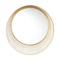 Cecile 34.75'' Antique Gold Mirror