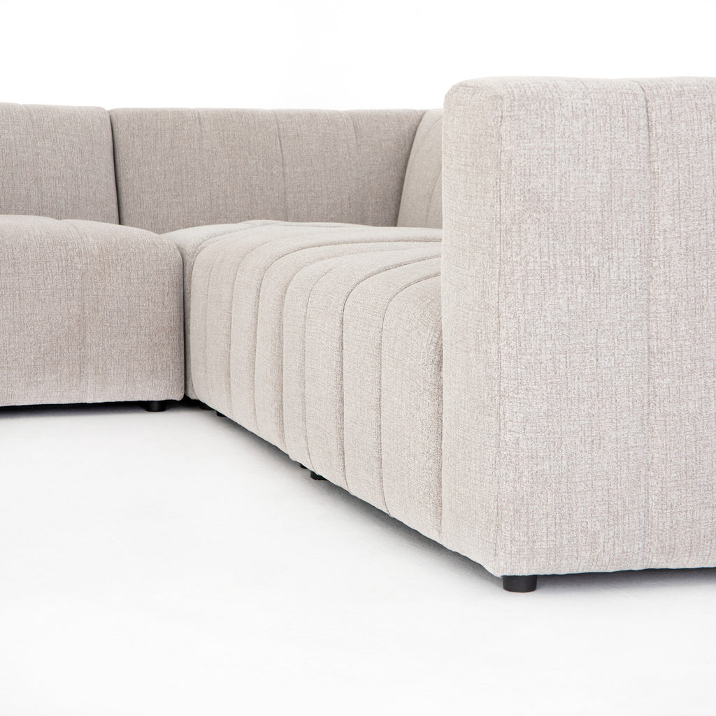 Langham Channeled 6-Piece Sectional - Napa Sandstone