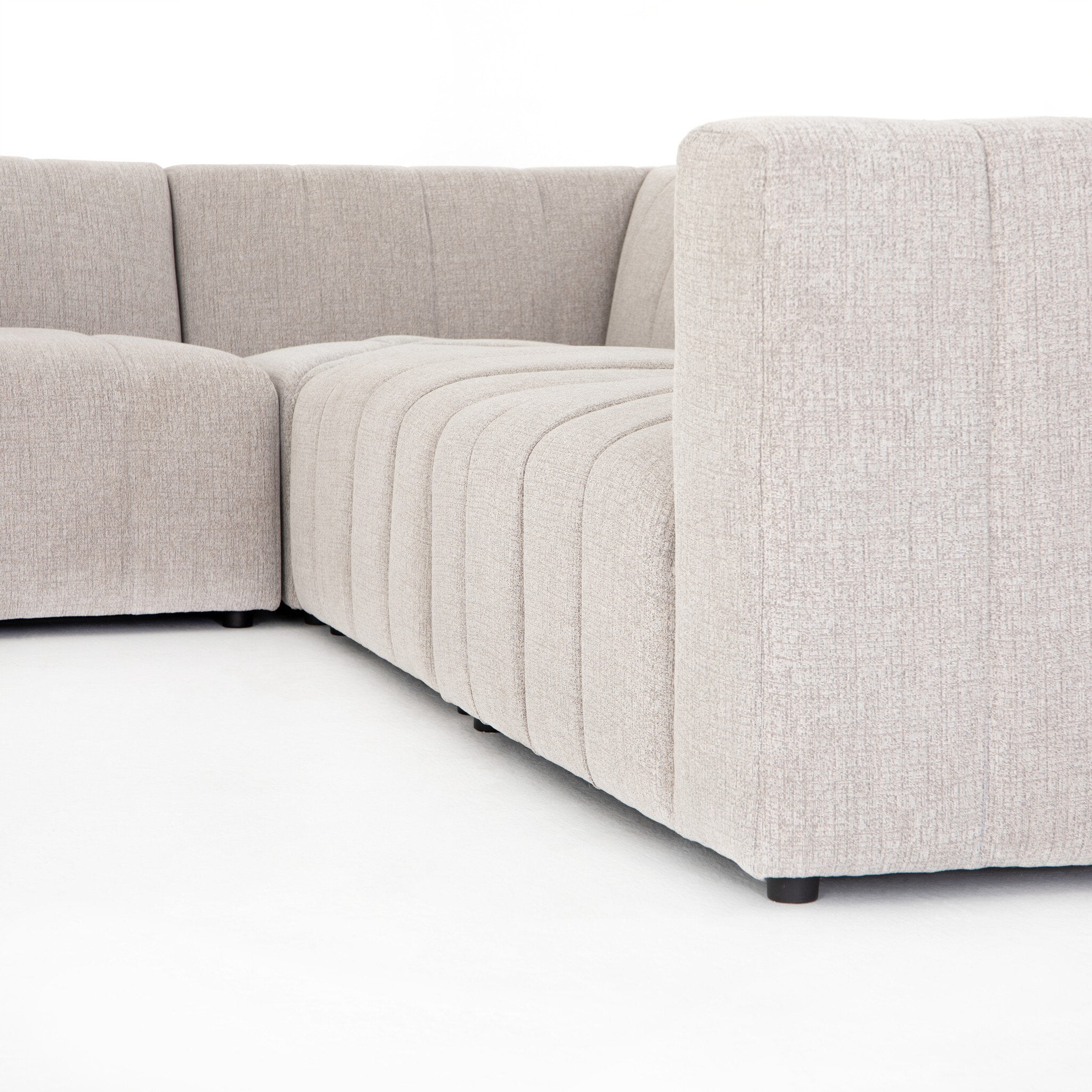 Langham Channeled 6-Piece Sectional - Napa Sandstone