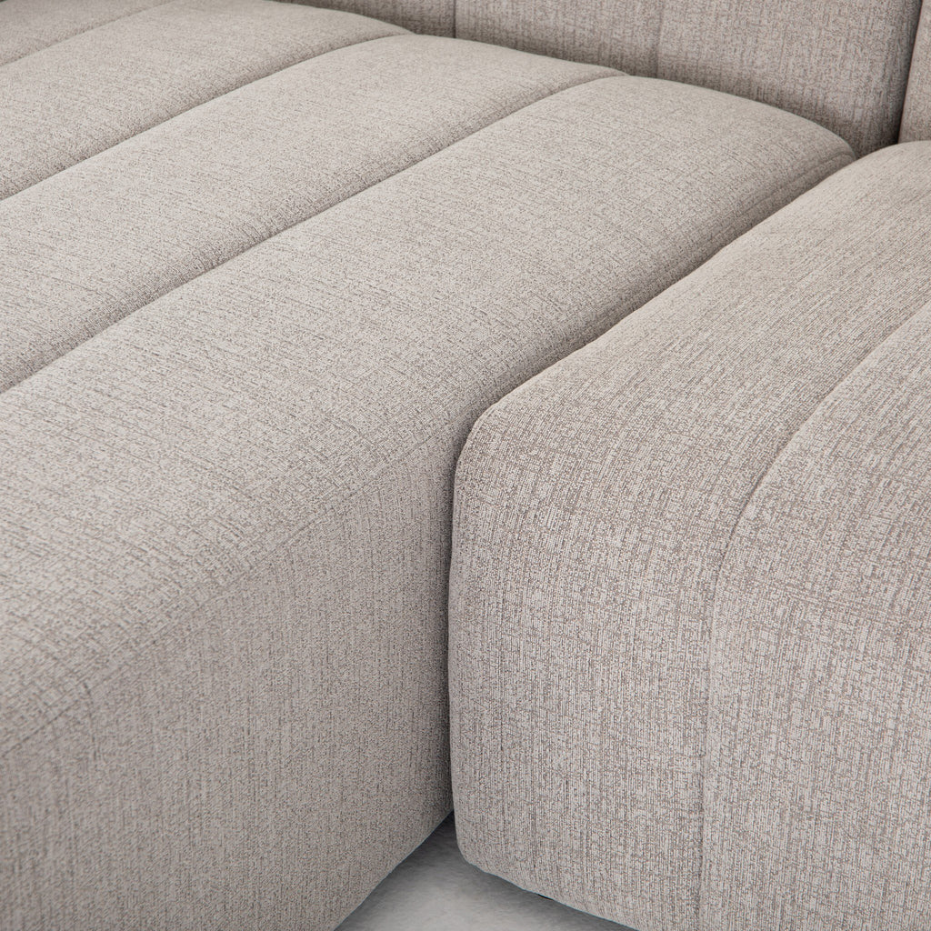 Langham Channeled 6-Piece Sectional - Napa Sandstone