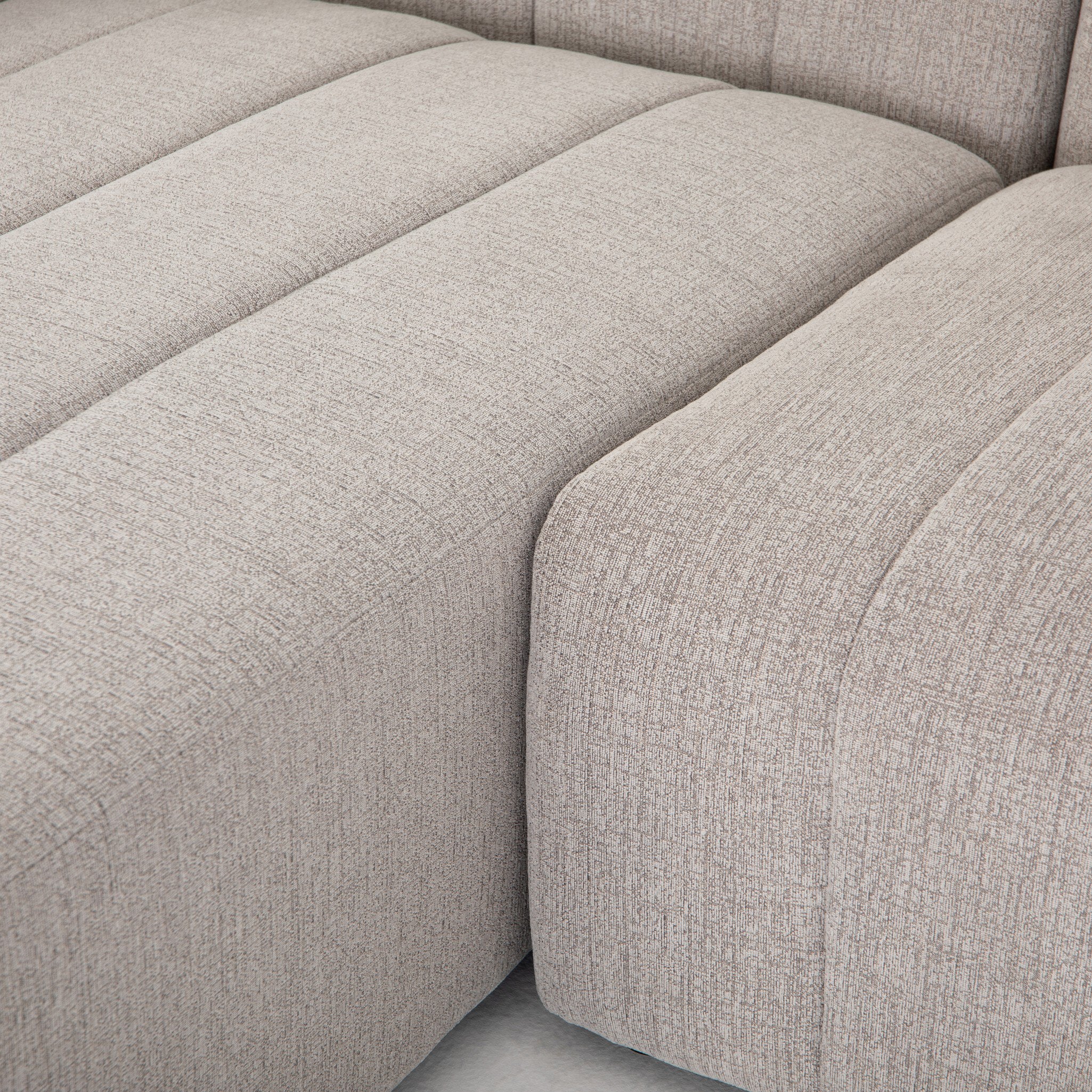Langham Channeled 6-Piece Sectional - Napa Sandstone