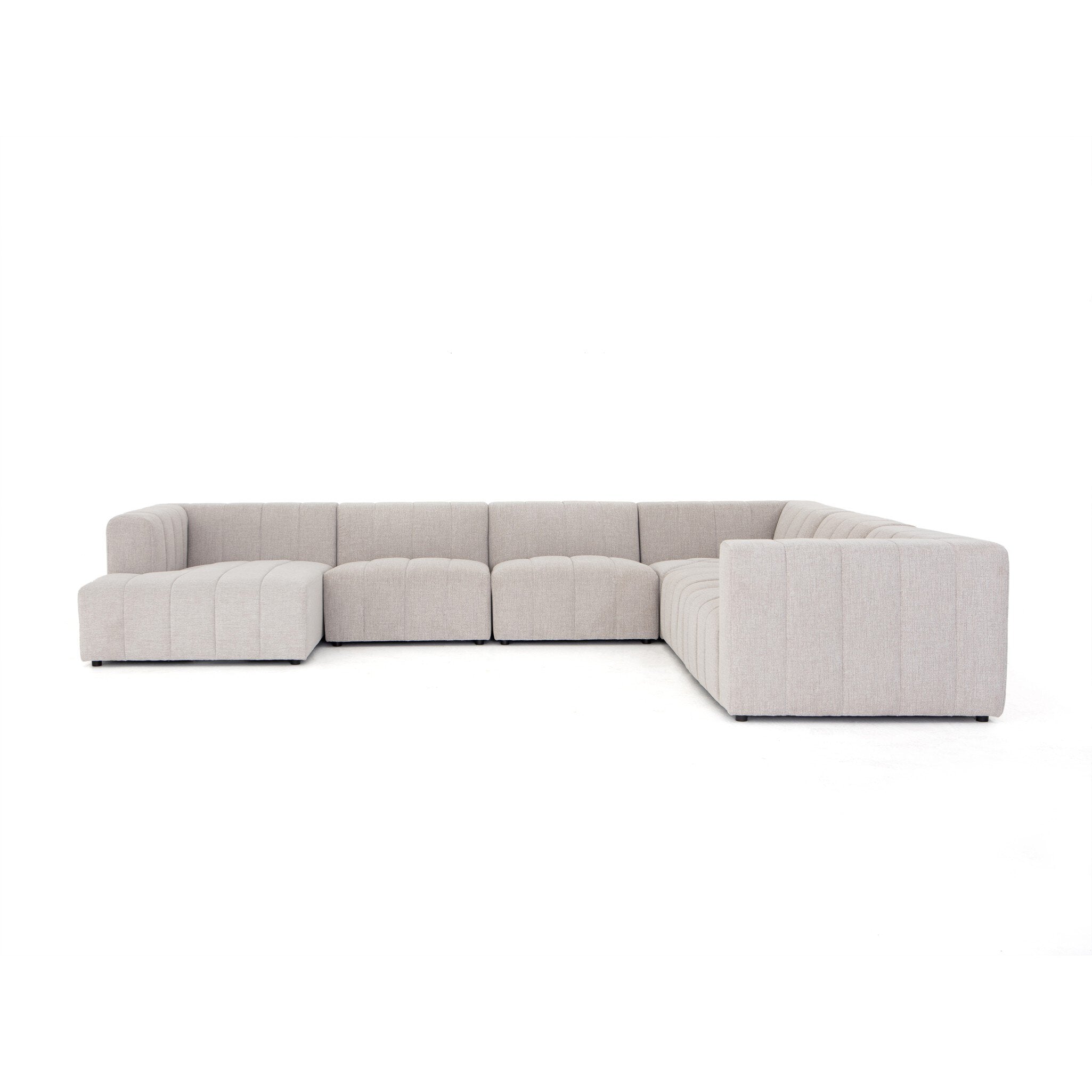 Langham Channeled 6-Piece Sectional - Napa Sandstone
