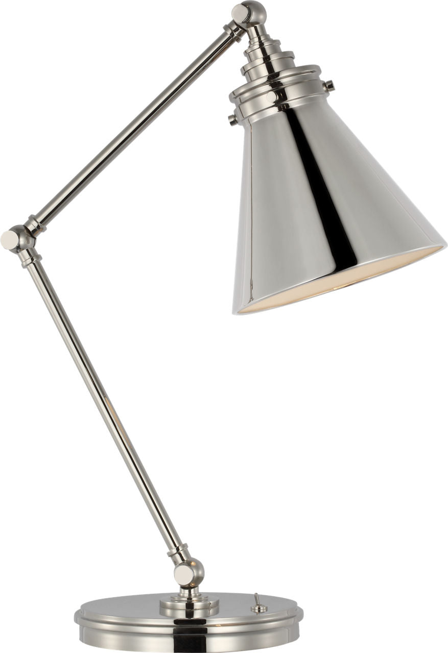 Parkington Medium Articulating Desk Lamp | Polished Nickel
