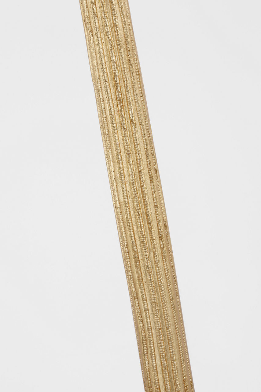 Strie Buffet Lamp | Gild | Linen Shade