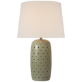 Samara 30" Table Lamp | Dusted Mint | Linen Shade