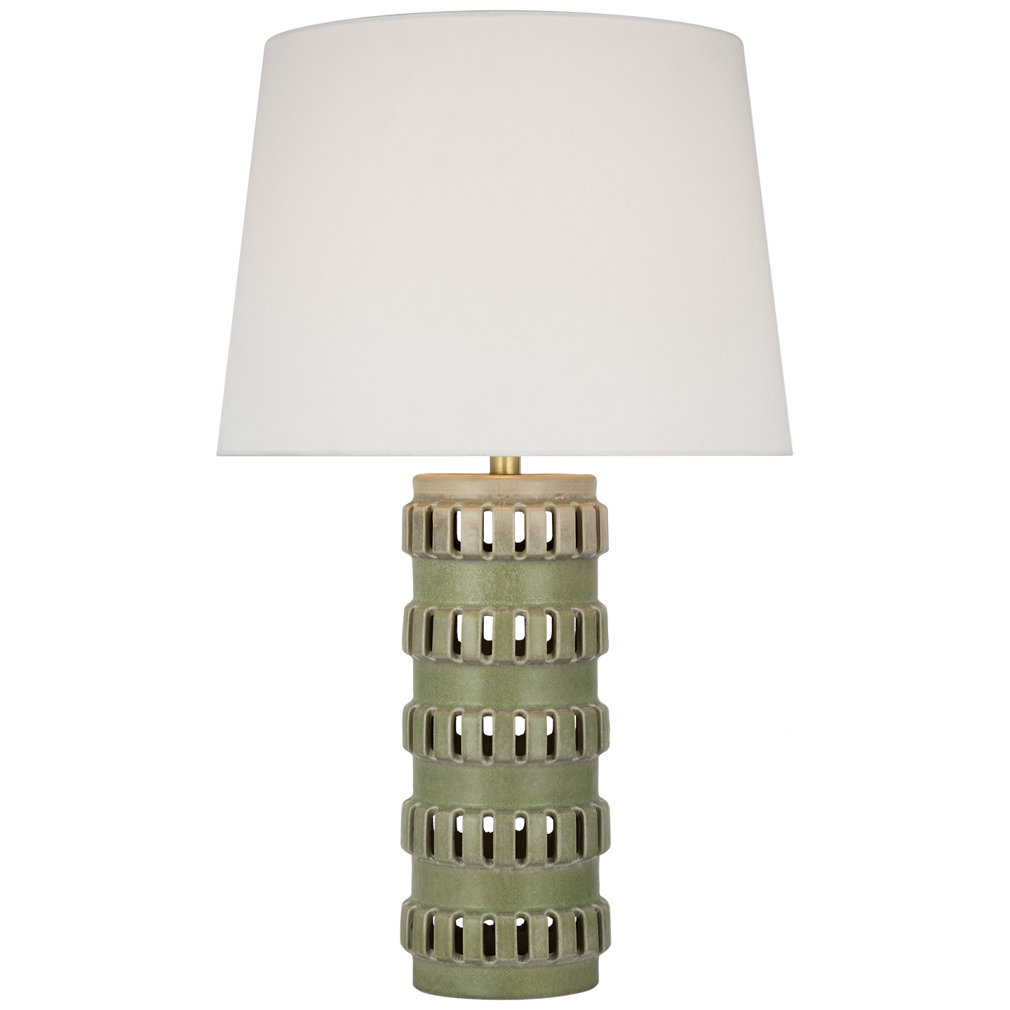 Mullin 31" Table Lamp | Dusted Mint | Linen Shade