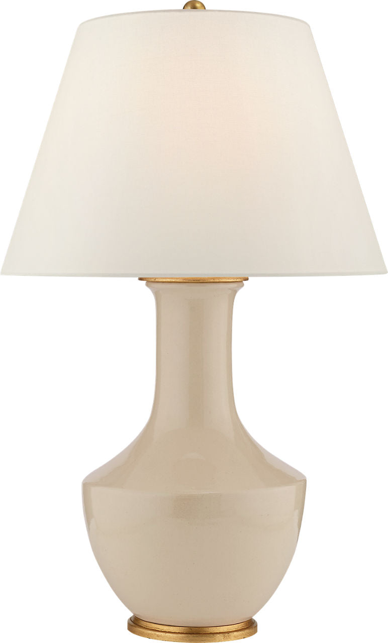 Lambay Cordless Table Lamp | Coconut | Linen Shade