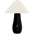 Cabazon 30" Table Lamp | Raven Black | Linen Shade