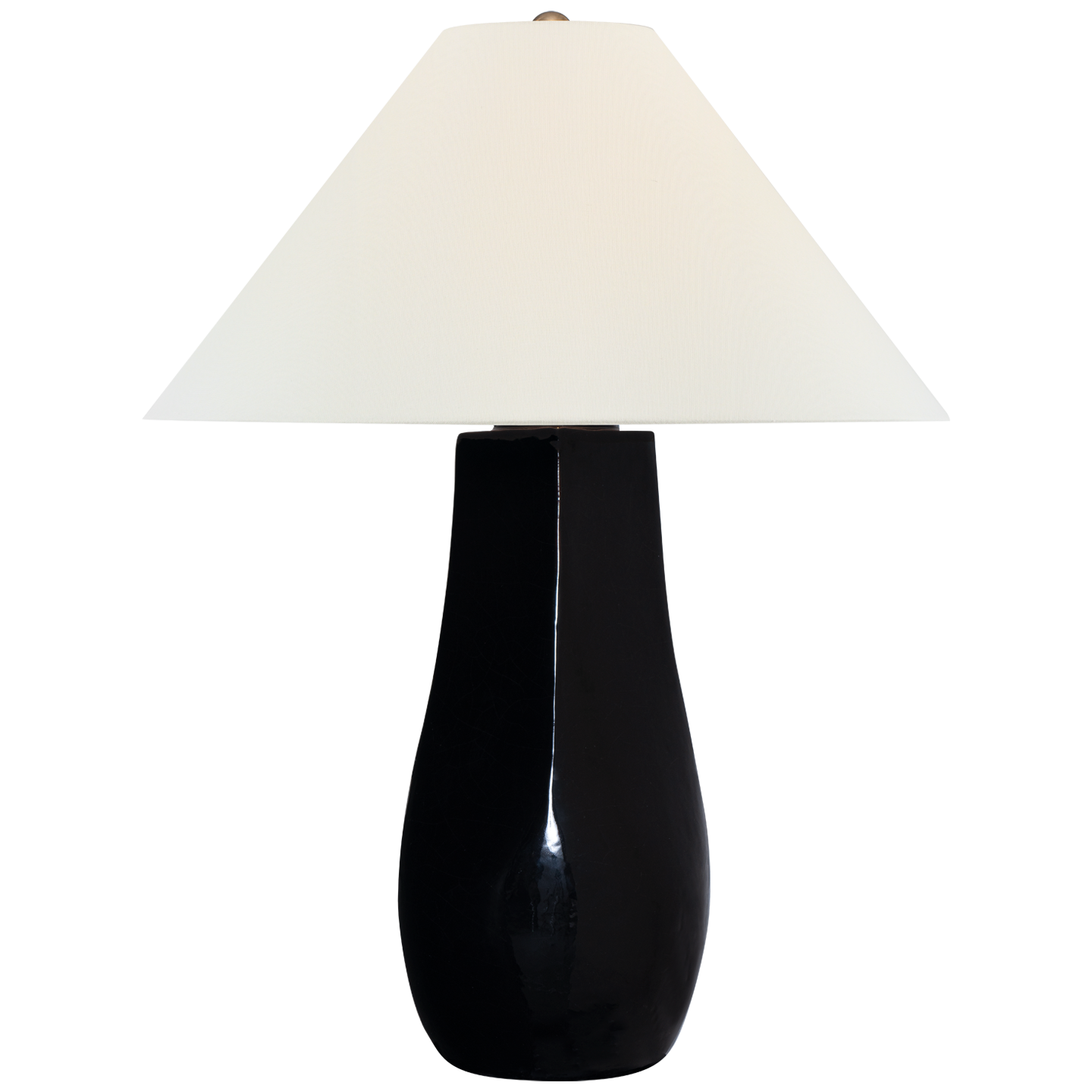 Cabazon 30" Table Lamp | Raven Black | Linen Shade