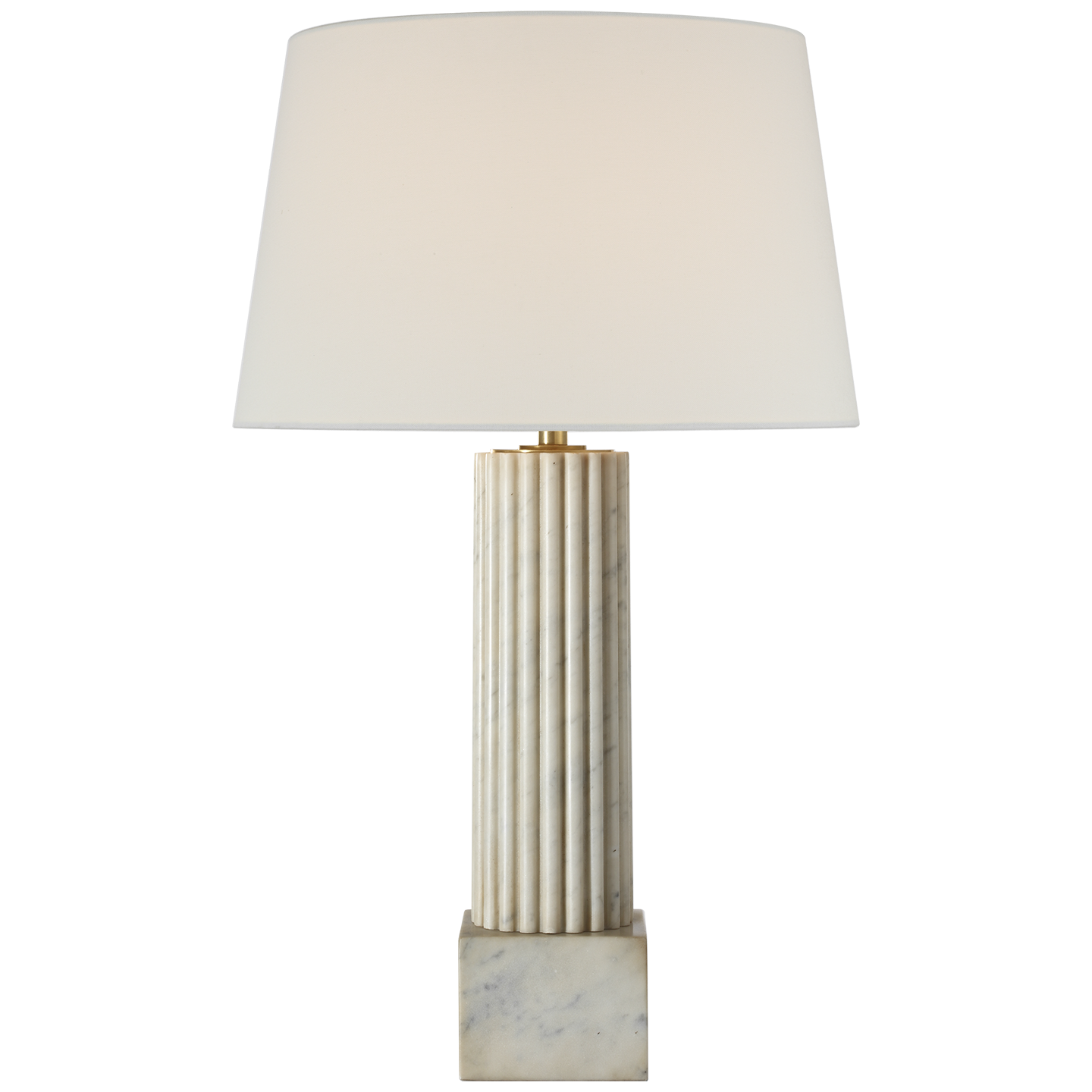 Reeve 29" Table Lamp | Vintage Carrara | Linen Shade