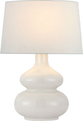 Lismore Medium Table Lamp | Ivory | Linen Shade