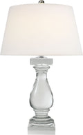 Balustrade Table Lamp | Crystal | Linen Shade