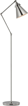 Parkington Medium Articulating Floor Lamp | Polished Nickel