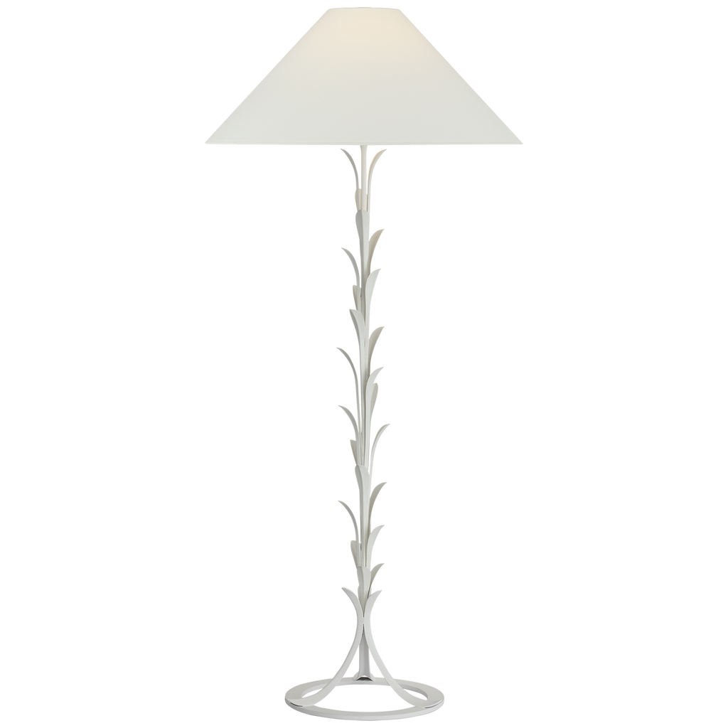Provenz 62" Floor Lamp | Plaster White | Linen Shade