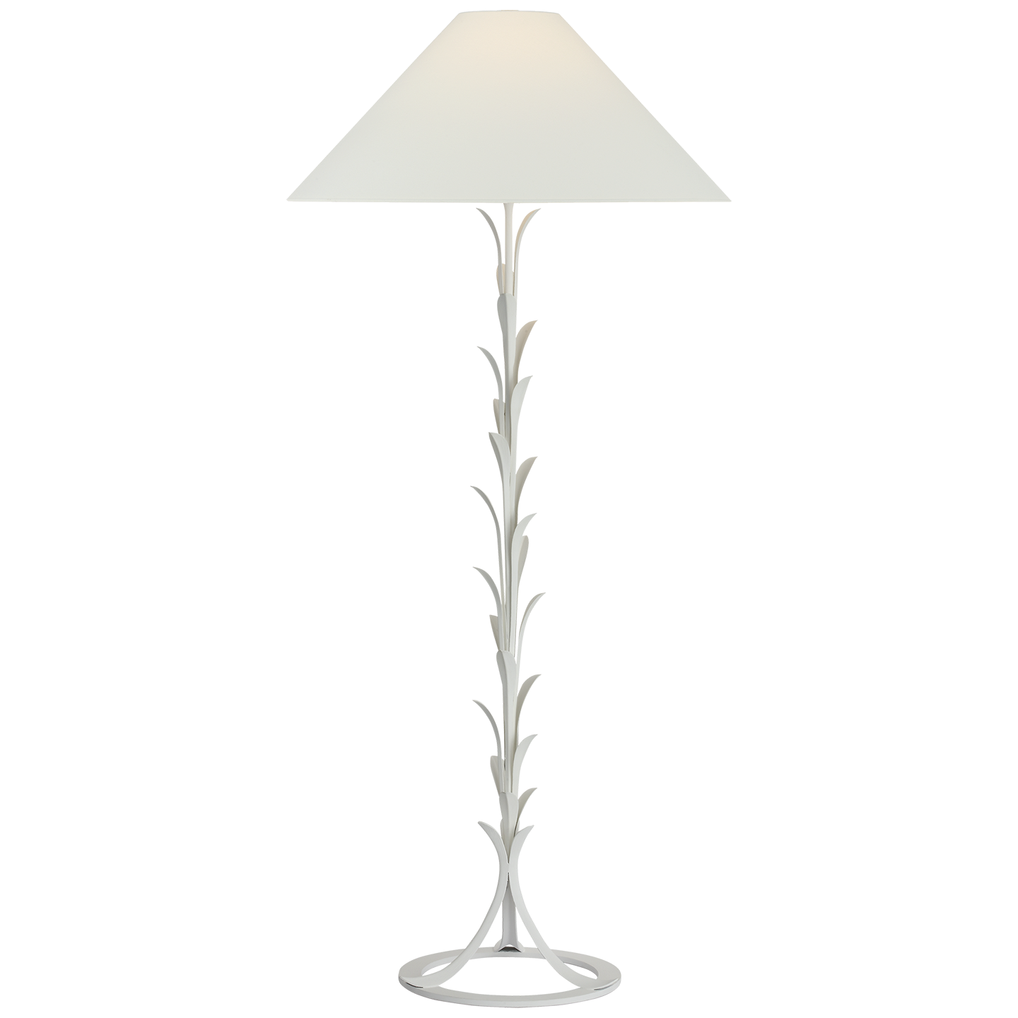 Provenz 62" Floor Lamp | Plaster White | Linen Shade
