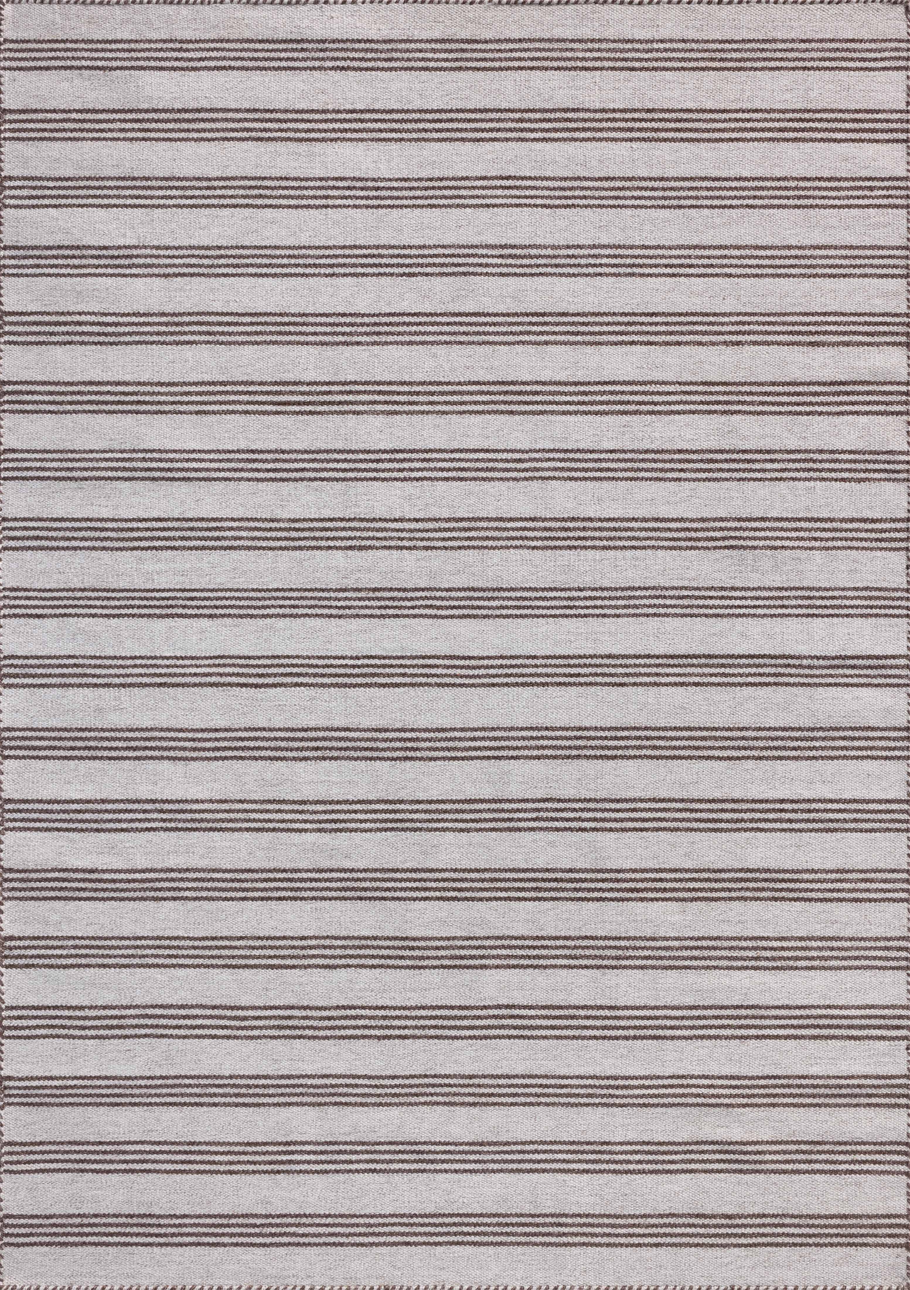 Magnolia Home by Joanna Gaines x Loloi | Charlie Collection | Silver / Bark | CHE-01