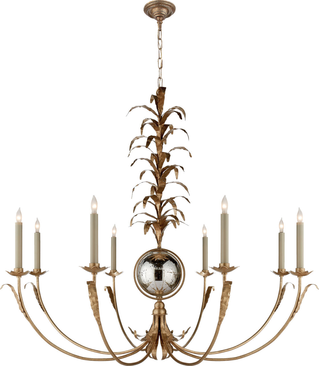 Gramercy Large Chandelier | Gilded Iron