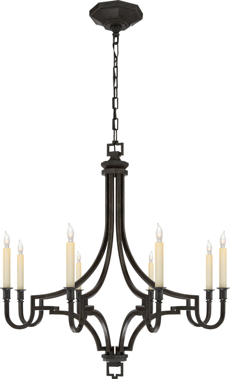 Mykonos Medium Chandelier | Aged Iron