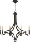 Mykonos Large Chandelier | Aged Iron