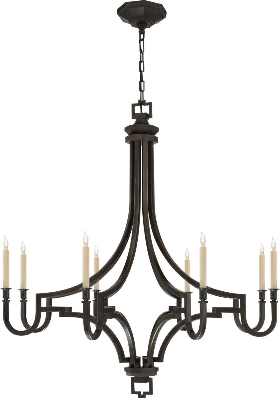 Mykonos Large Chandelier | Aged Iron